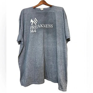 Preakness 144 Mens Short Sleeve Grey T-shirt 3XL